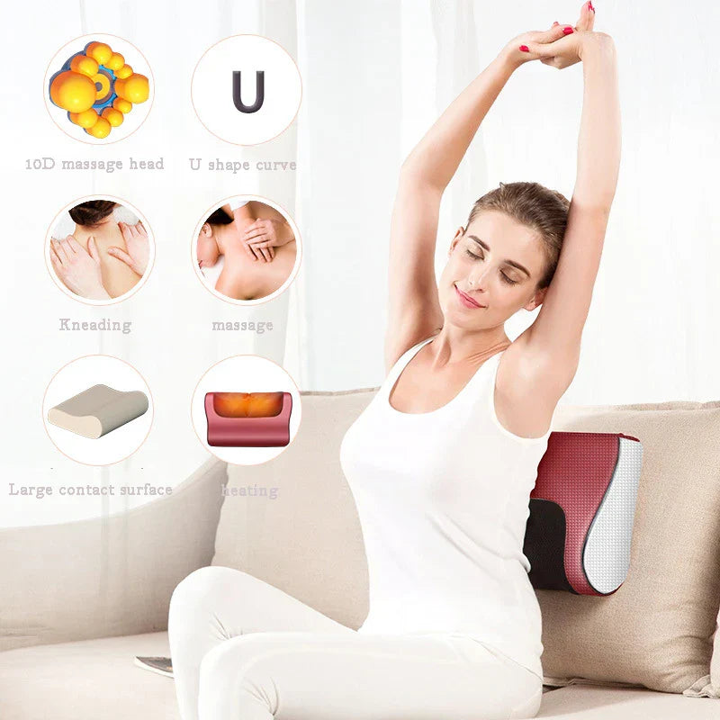 Blossom & bliss™ Red Pillow Massager – جهاز تدليك الوسادة الحمراء