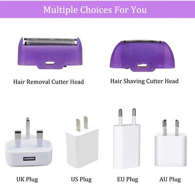 Blossom & bliss™Purple Epilator – آلة إزالة الشعر البنفسجية