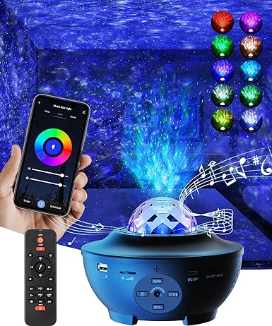 Blossom & bliss™ Galaxy Ocean Light Projector – بروجكتر ضوء المجرة والمحيط